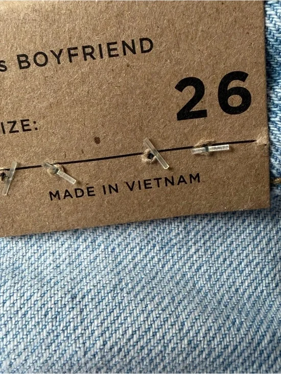 NWT PacSun 90s Boyfriend Jeans Size 26 - Picture 3 of 5